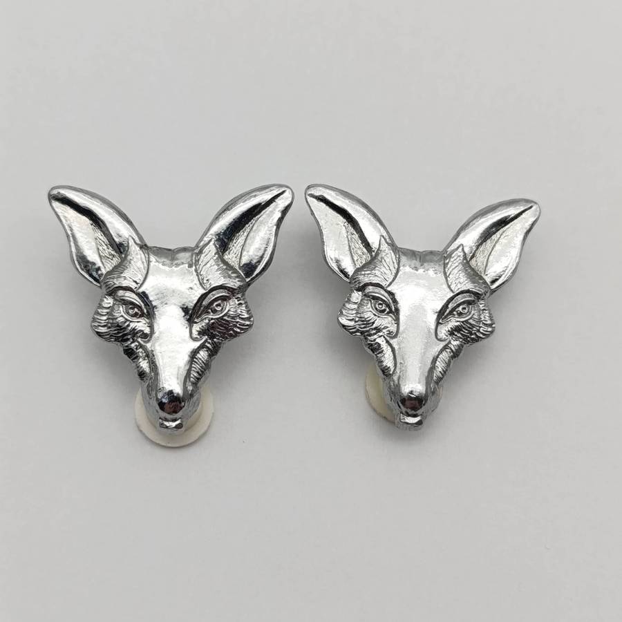 Pair of SA Army Intelligence corps collar badges