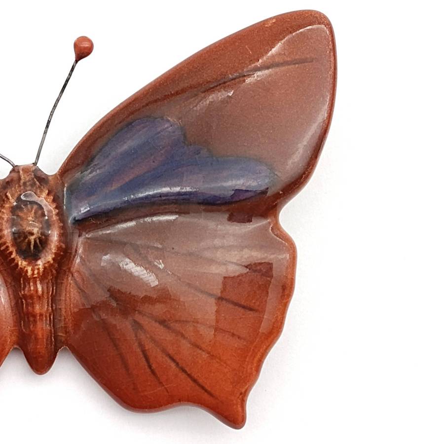Vintage Beswick Purple Hairstreak pottery butterfly