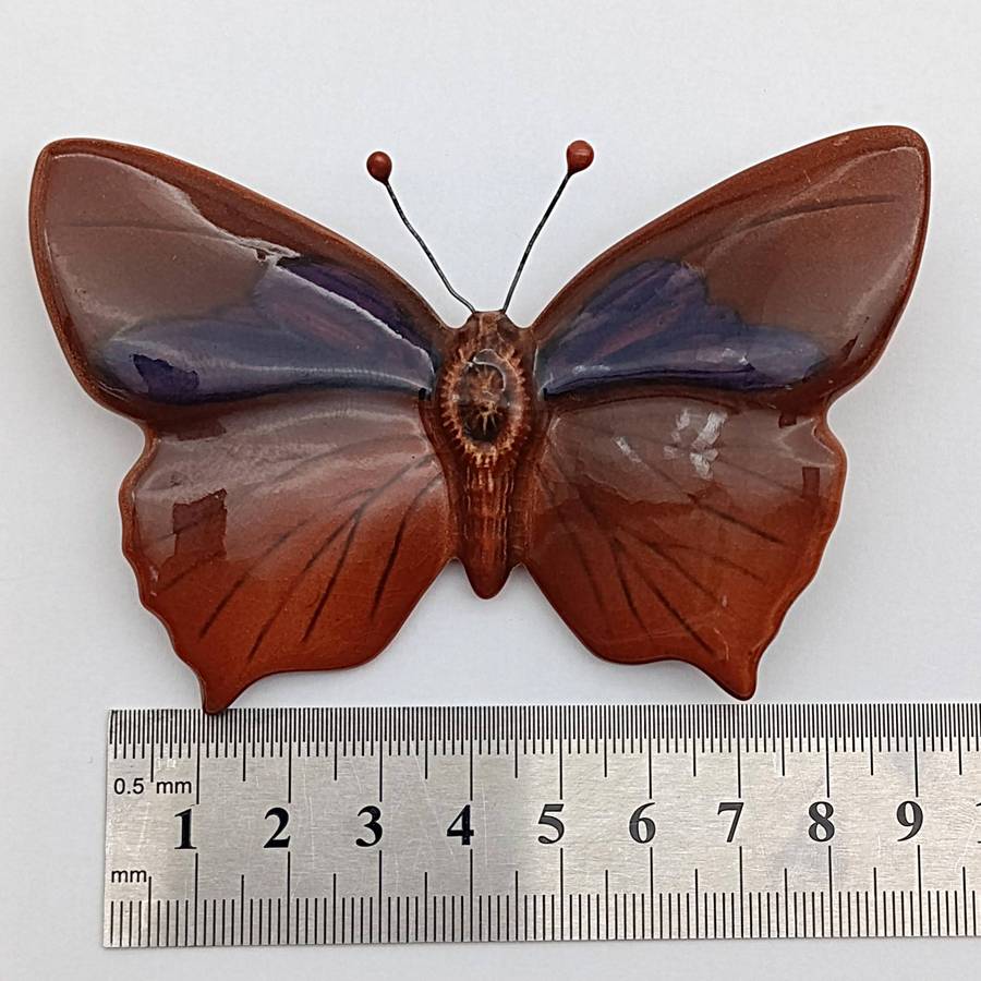 Vintage Beswick Purple Hairstreak pottery butterfly