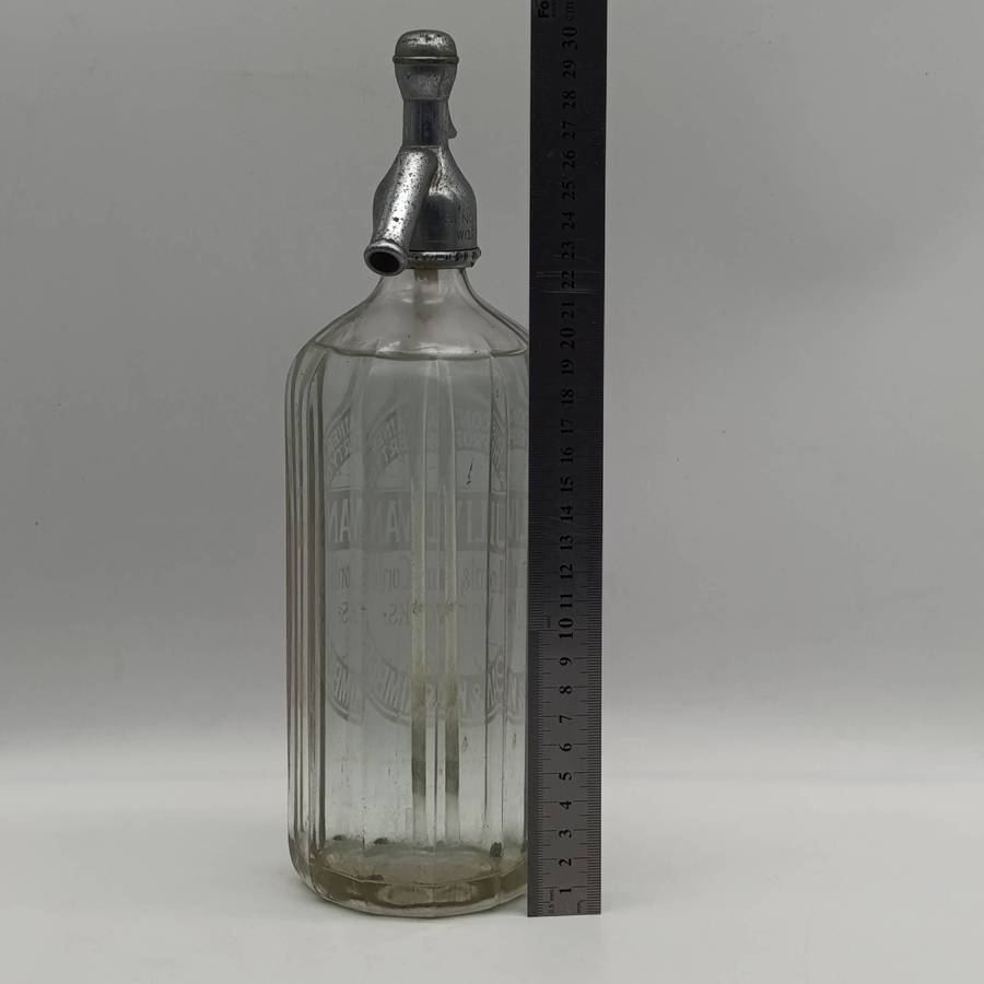 Vintage Sullivan's Brakpan and Kimberley glass Soda syphon bottle