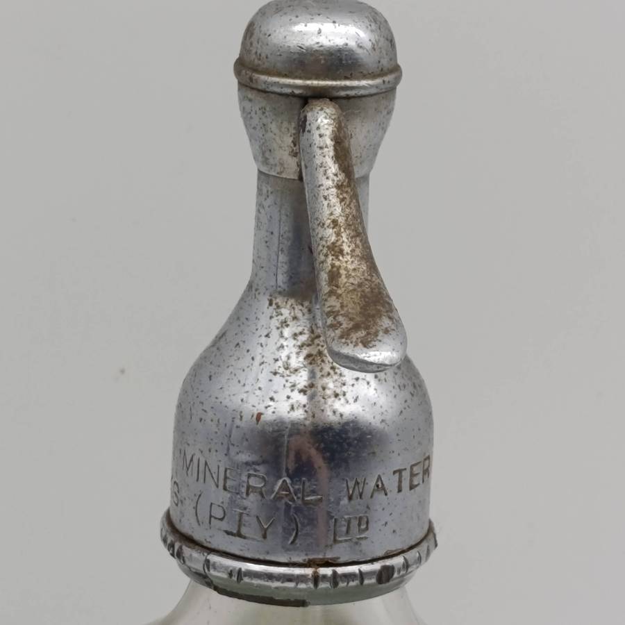 Vintage Sullivan's Brakpan and Kimberley glass Soda syphon bottle