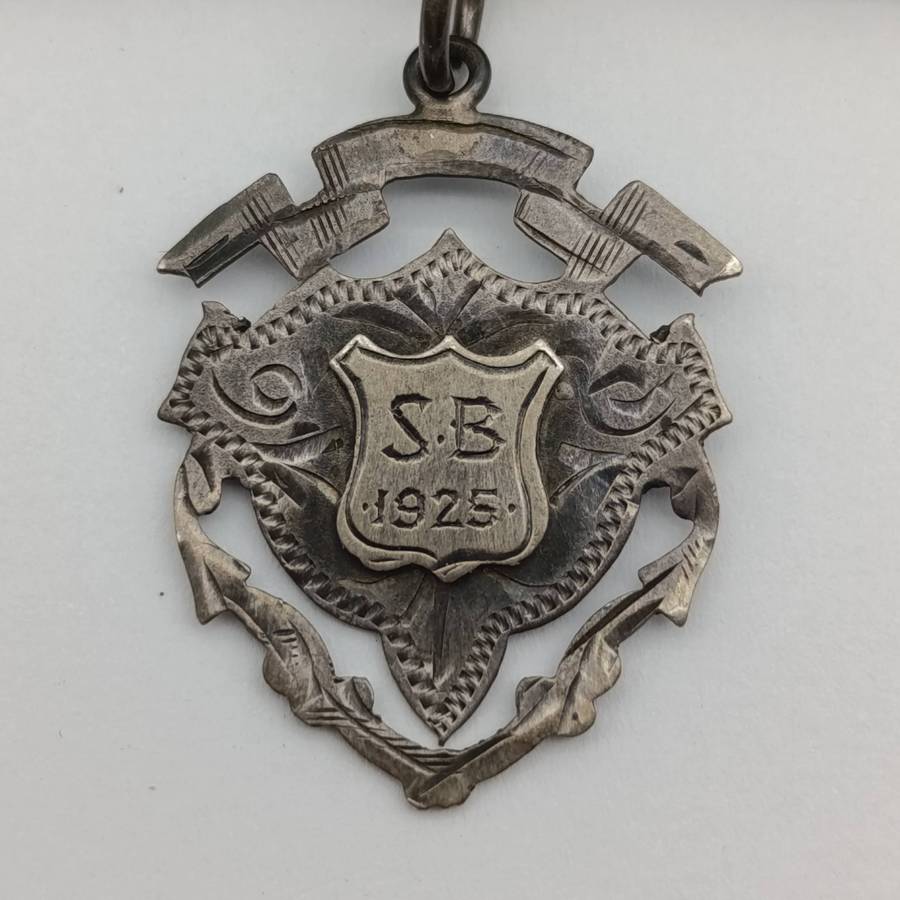 Pair of sterling silver (hallmarked) medals for La Rochelle girls school - 1925 (Paarl)
