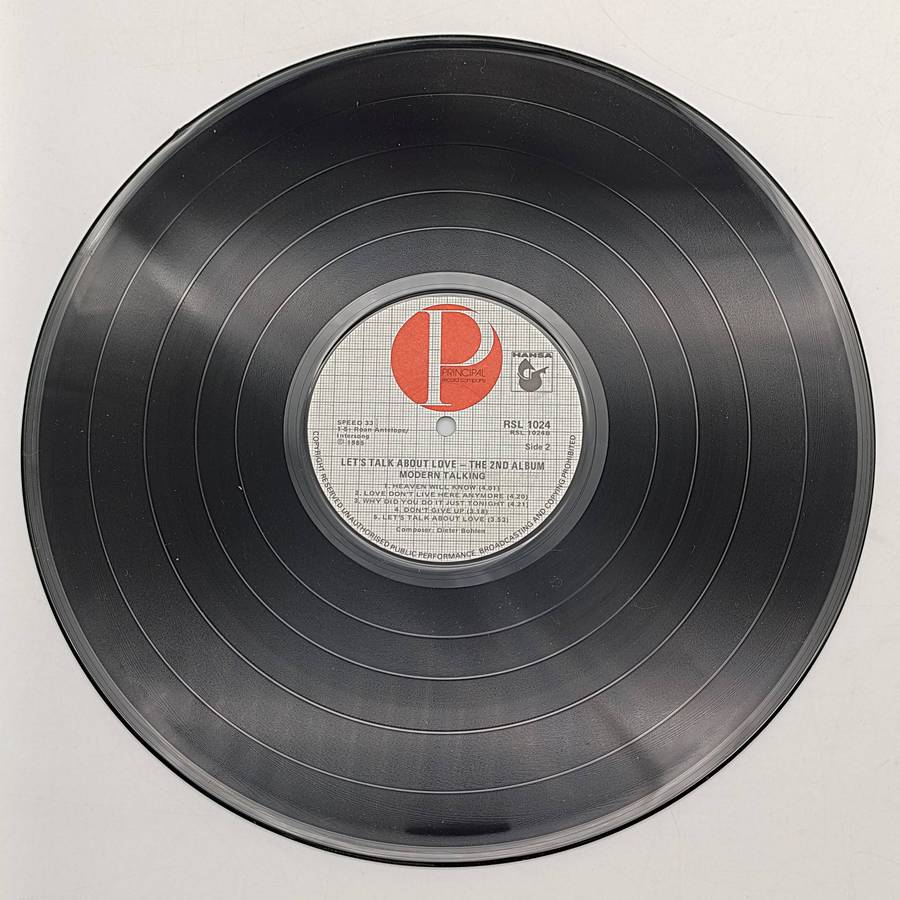 Record  Modern Talking - Let's Talk About Love - The 2nd Album Released 1985 South Africa  Media - V