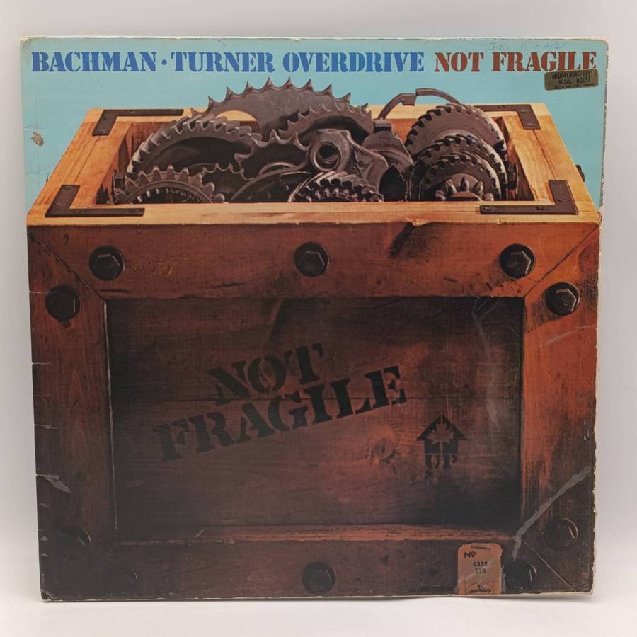Record  Bachman - Turner Overdrive - Not Fragile  Label : Mercury Released 1974 Germany  Media - Ver