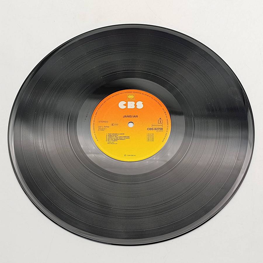 Record  Janis Ian  Label : CBS Released 1978 Israel  Media - Very Good Plus (VG+) Sleeve - Very Good