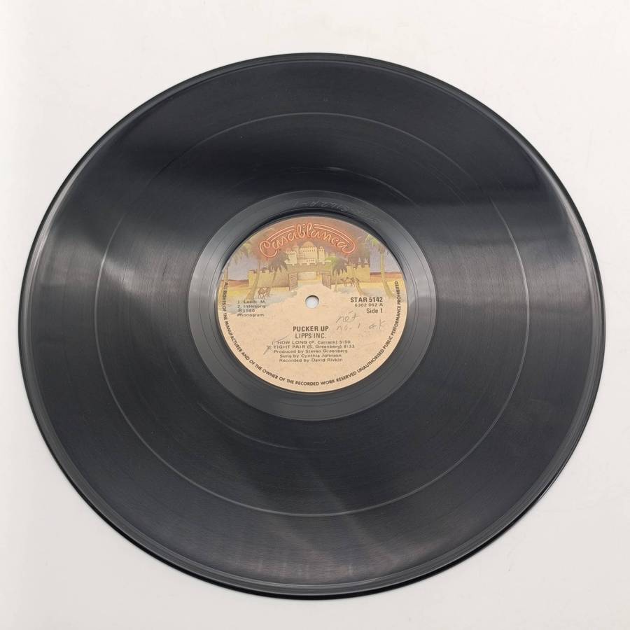Record  Lipps, Inc - Pucker Up  Label : Casablanca  Released 1980 South Africa pressing  Media - Ver