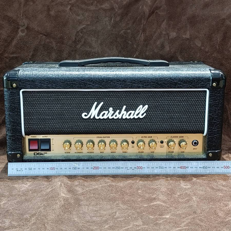 Marshall DSL20HR 20-watt guitar valve amp head - working