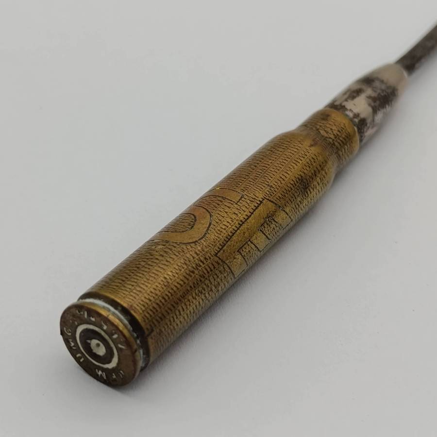 WW1 British YSER trench art letter opener and boot lace Pullers