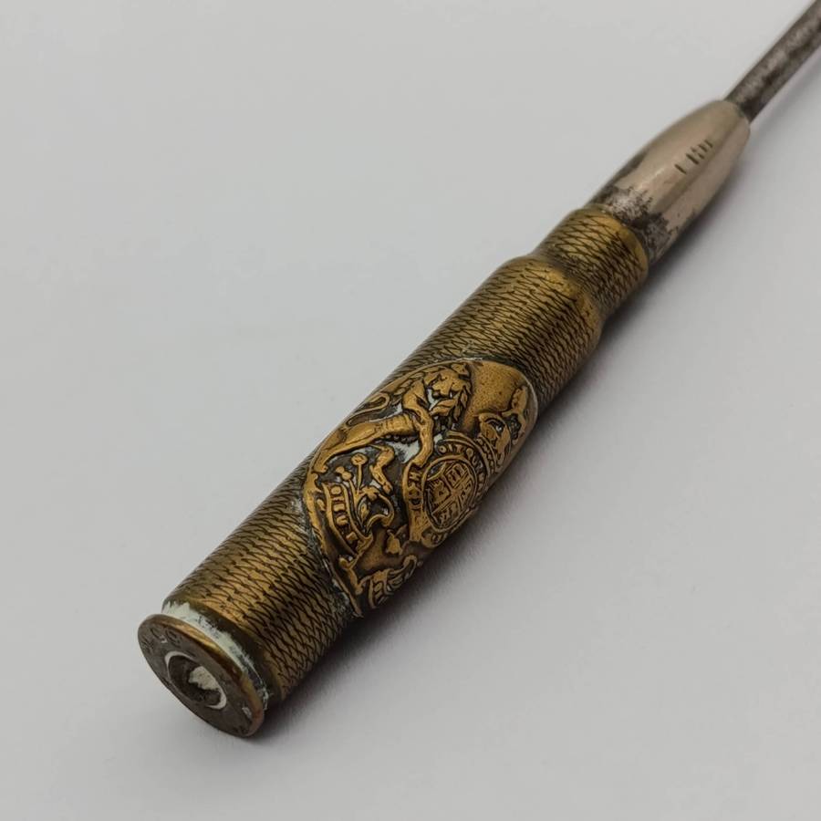 WW1 British YSER trench art letter opener and boot lace Pullers