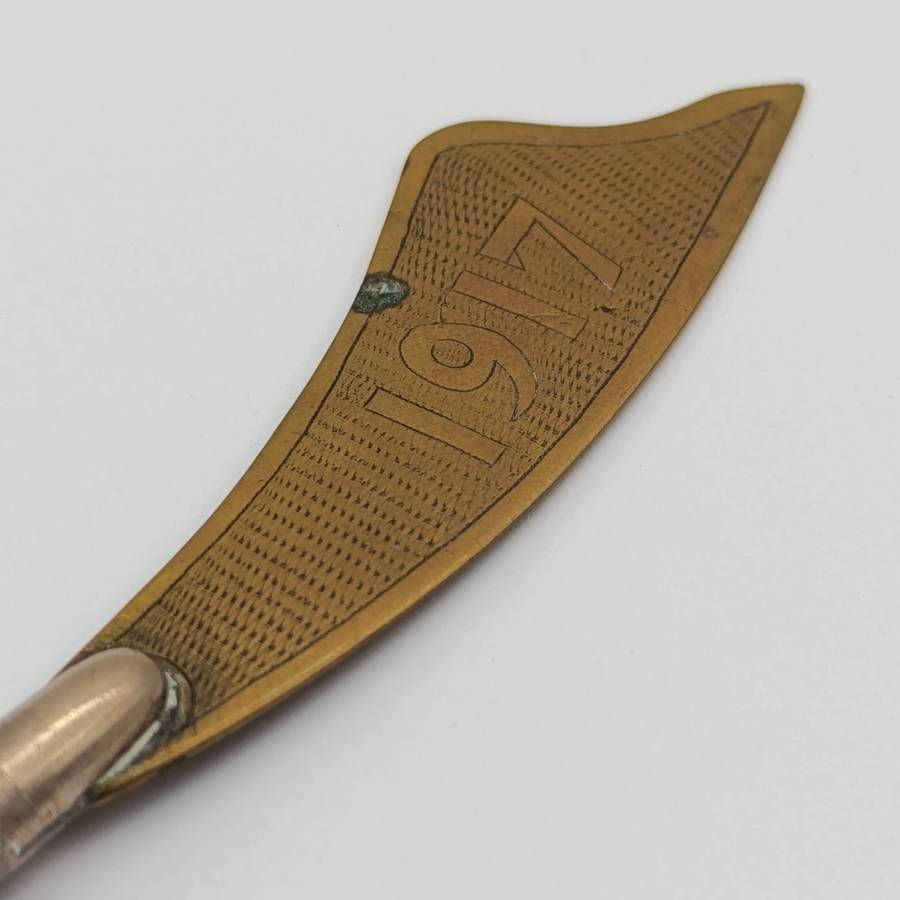 WW1 British YSER trench art letter opener and boot lace Pullers