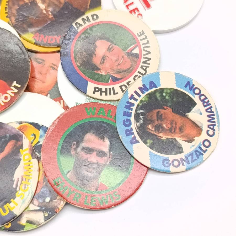 Lot of 29 Arlenco Slama's of 1995 Rugby world cup - including plastic disc slama's