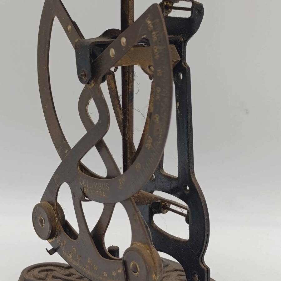 Antique Columbus Bilateral postal scale