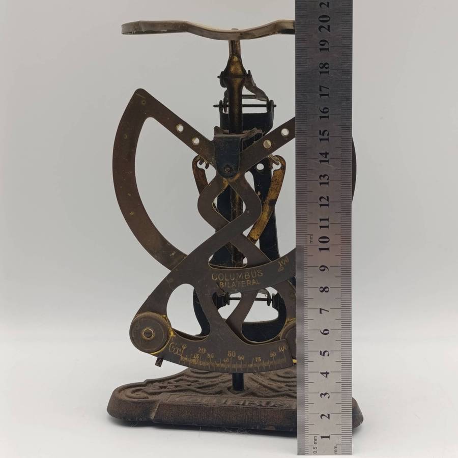 Antique Columbus Bilateral postal scale