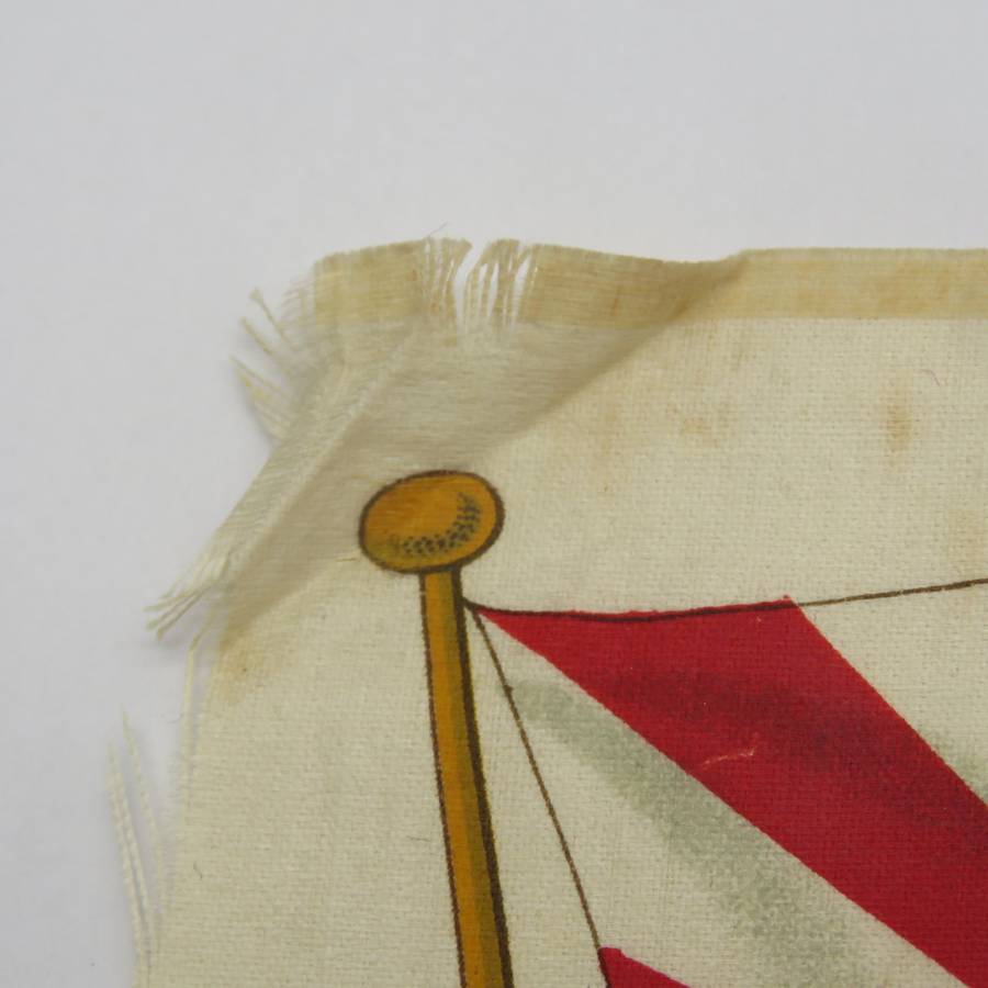 Japan Man of war Vintage flag on silk