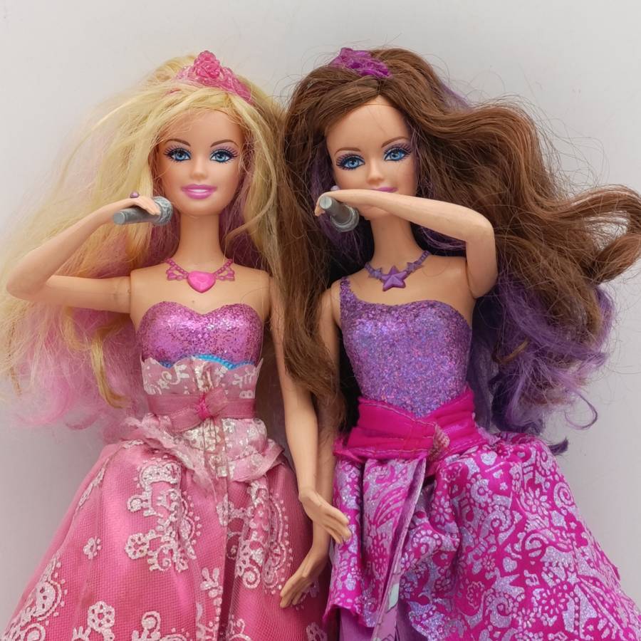 Barbie The princess and the popstar - Tori and Keira - one shoe missing