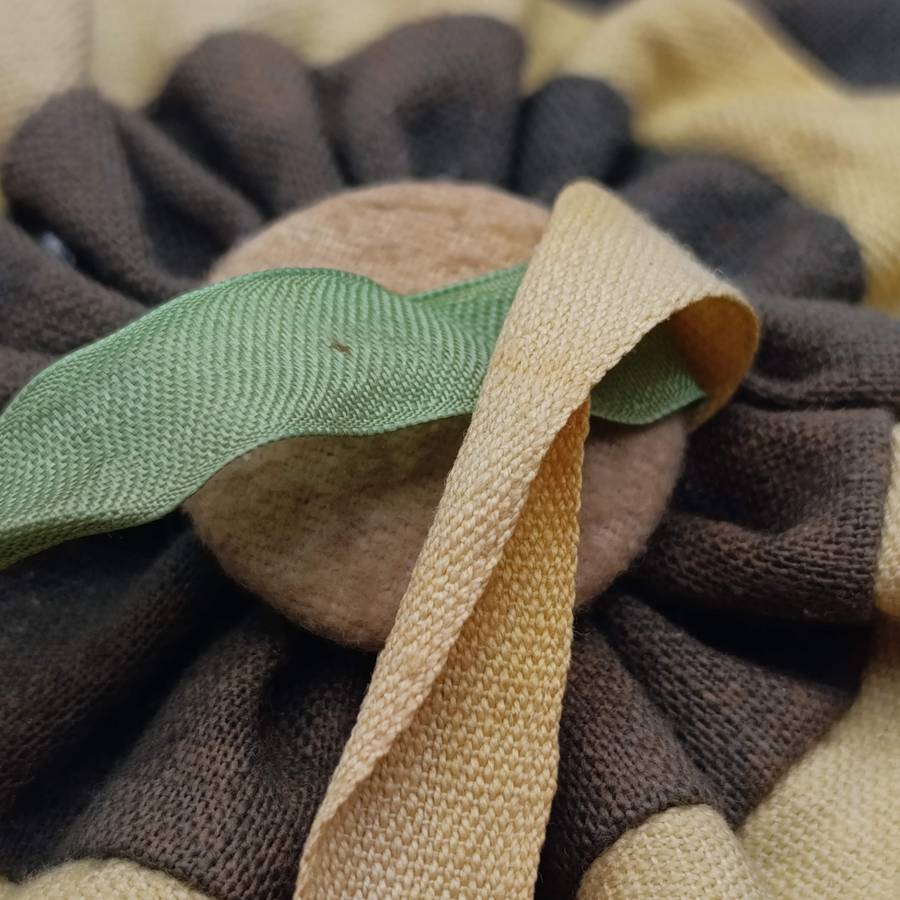 Vintage 1953 Springboks vs Wallabies Port Elizabeth match ribbons with Rossette