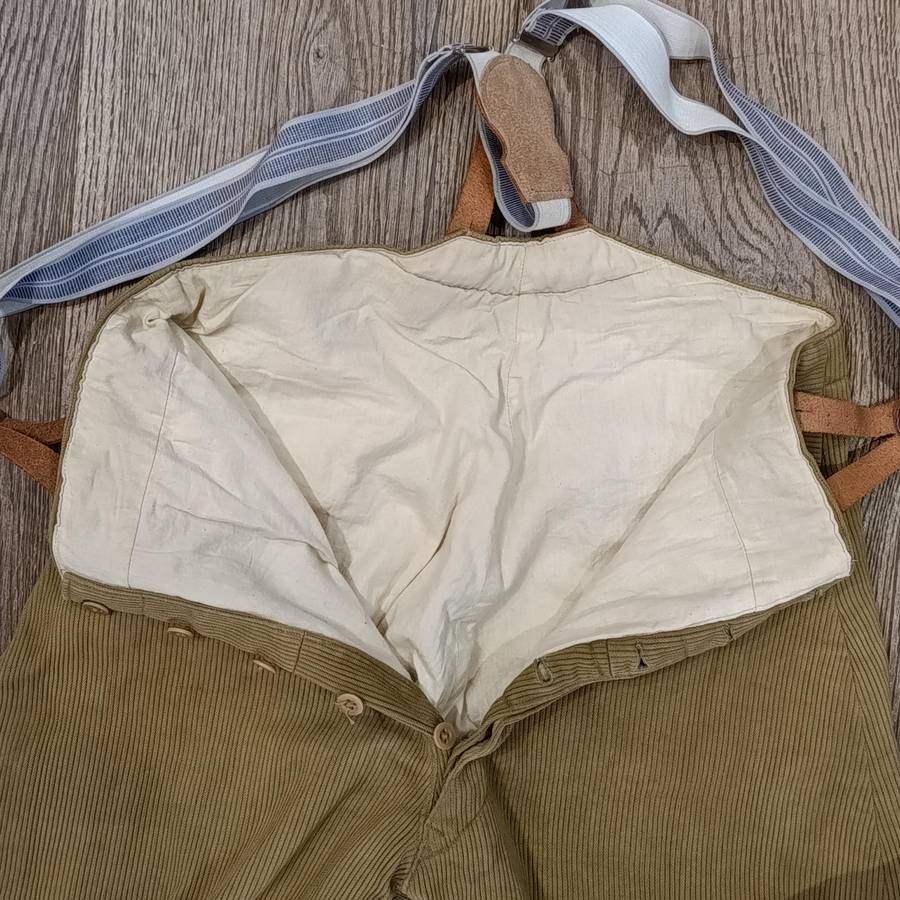 SA Union Defence Force horse riding pants/breeches with suspenders