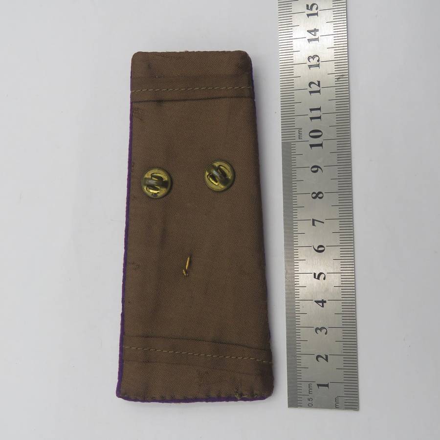 Pair of SADF commandant Chaplain rank epaulettes - minor cloth damage