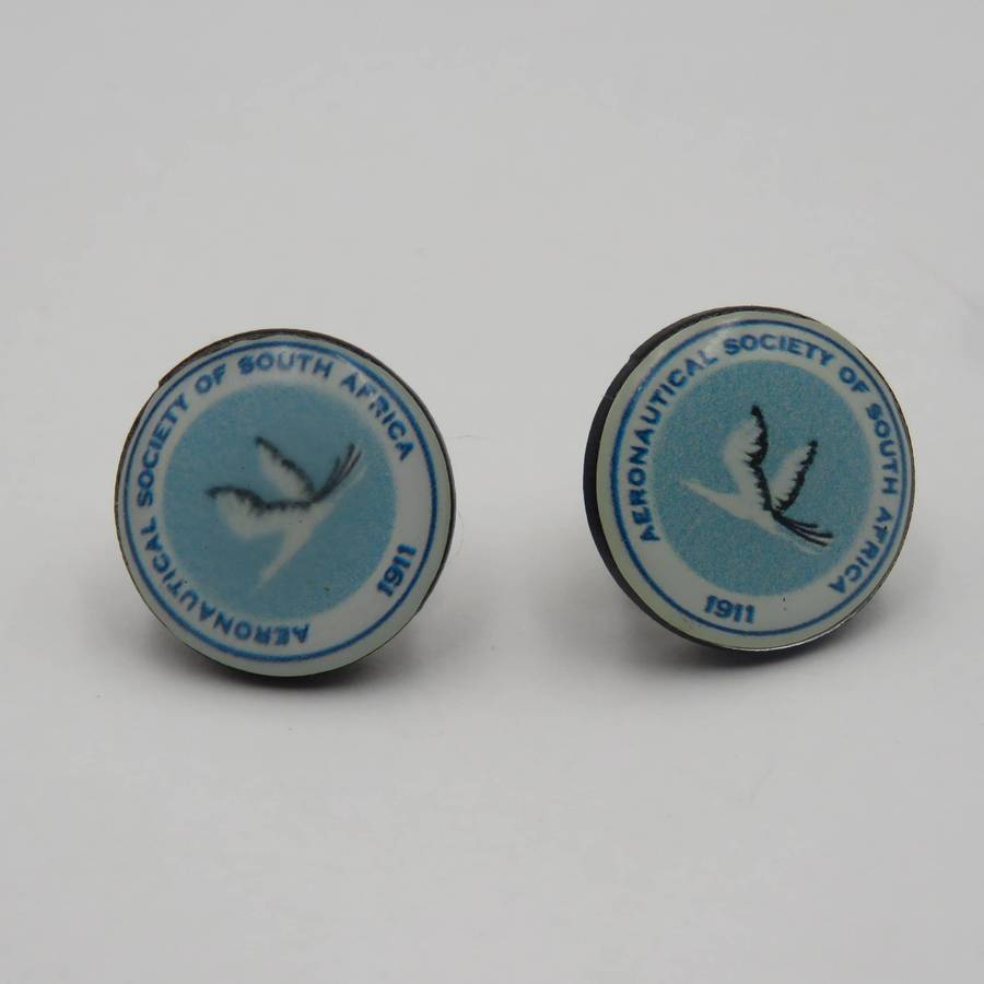 Pair of Aeronautical society of South Africa lapel pins