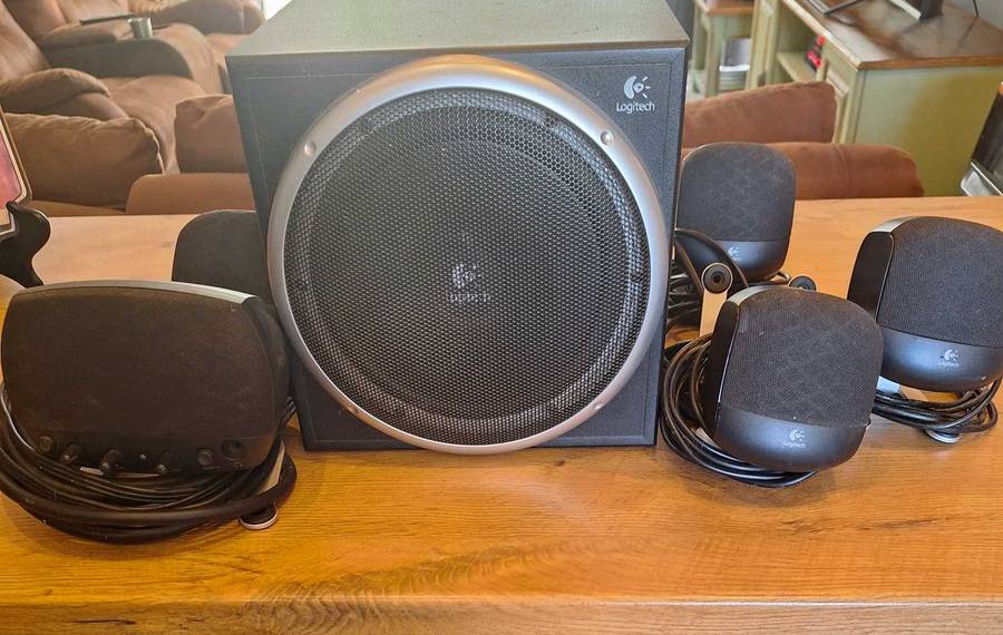 Logitech Z-640 5.1 Gaming Speakers.