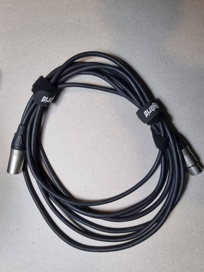 Hybrid Professional XLR Audio Cables Male to Female - 15m