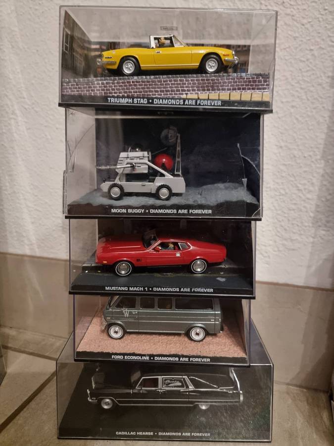 James Bond 007 Car Collection - Full Set of 134 With 134 Books