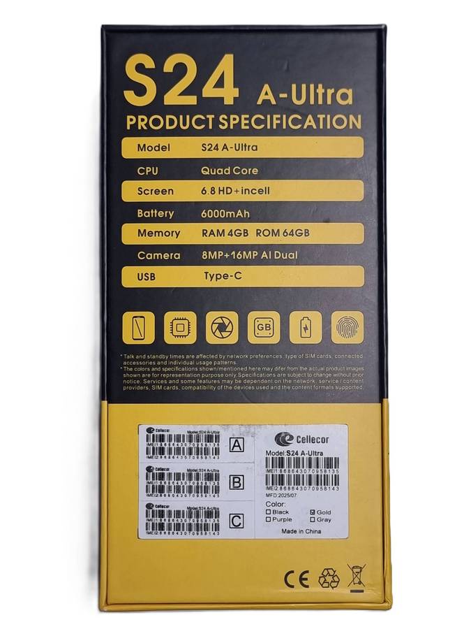 Cellecor S24 A-Ultra Phone