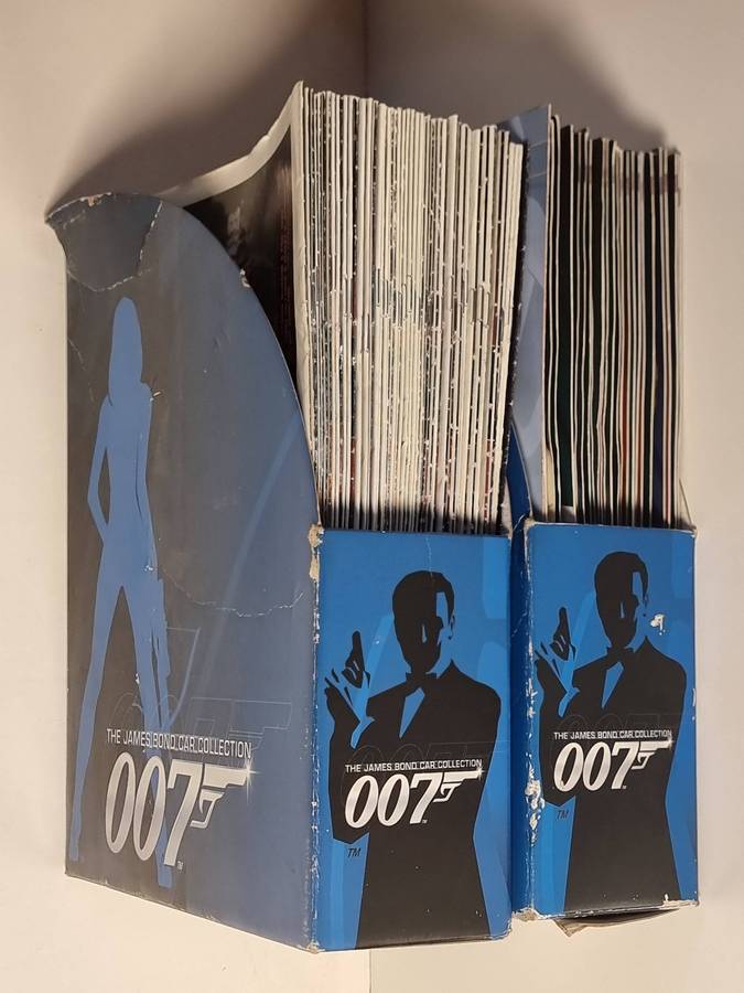 James Bond 007 Car Collection - Full Set of 134 With 134 Books