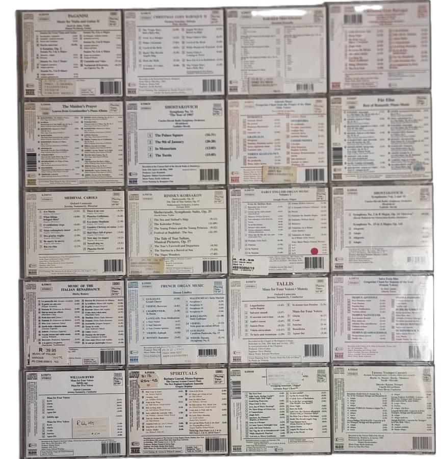 Collection of various classical music (20 CD's)
