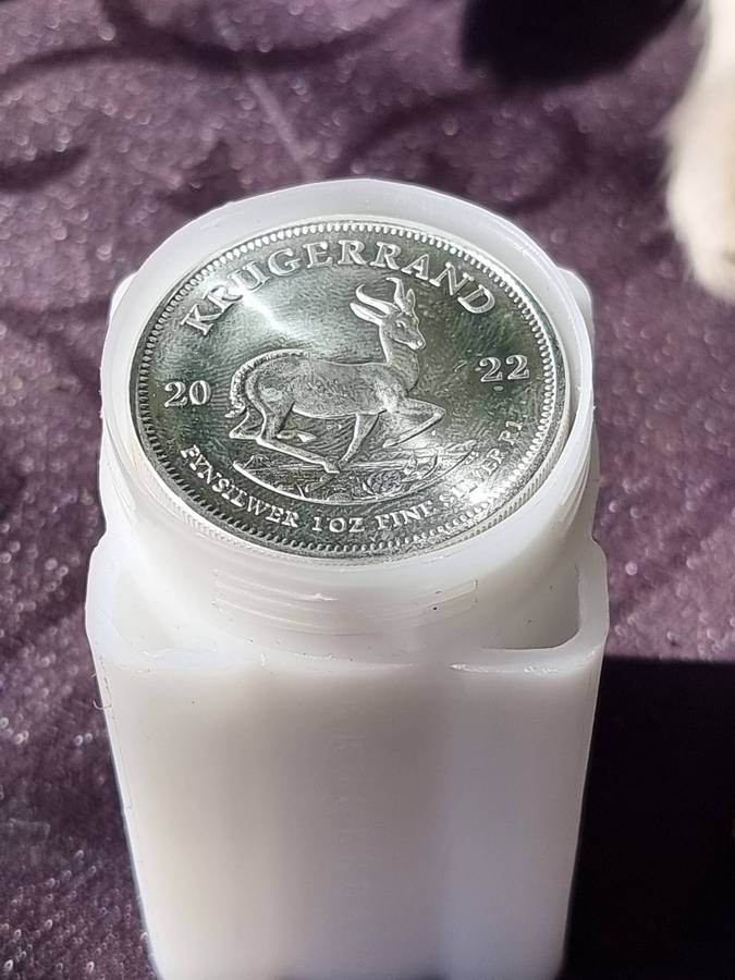 FINE 999.9 Silver KRUGER RANDS"\Year 2023 Buy one or Two At R999 Each ( 999.9 Fine Silver.)