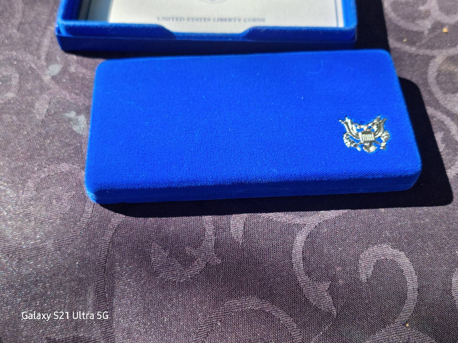 Statue of Liberty Silver Dollor & Clad Hald Coins