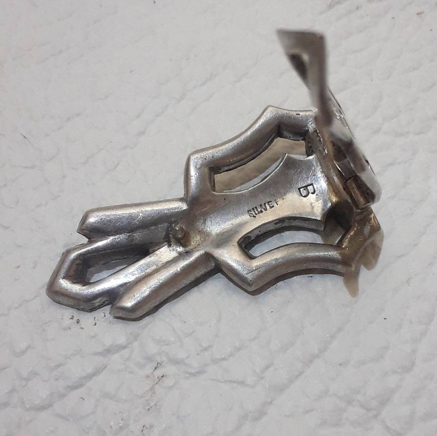 Vintage .925 Silver ladies brooch 12.7 gr