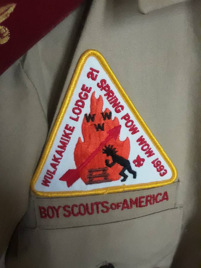 Original Boy Scouts of America shirt 1991/1993 Order of the arrow and the scout annual book combo