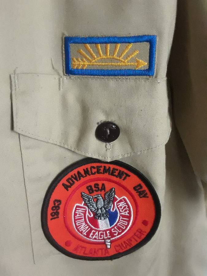 Original Boy Scouts of America shirt 1991/1993 Order of the arrow and the scout annual book combo