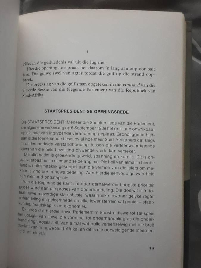 FW de Klerk Die man en sy tyd