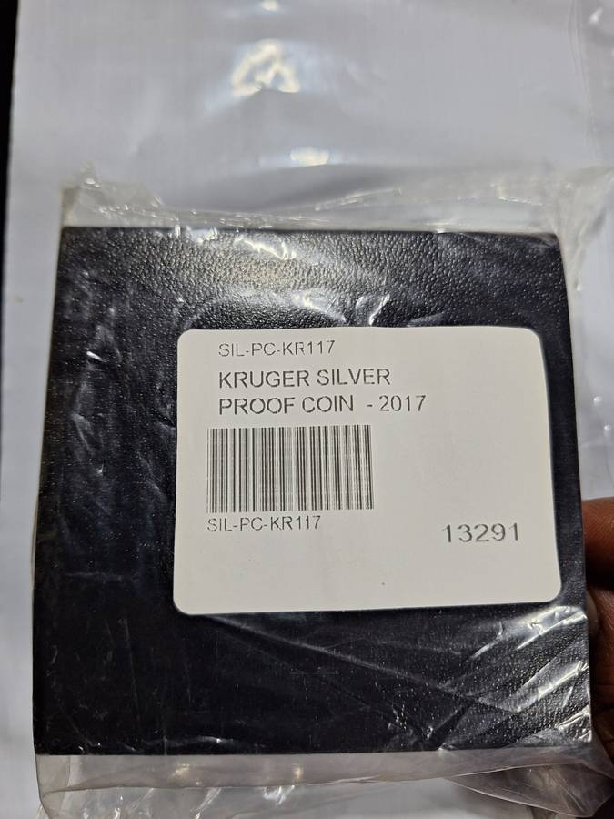 2017 SILVER  1OZ KRUGER RAND -PROOF