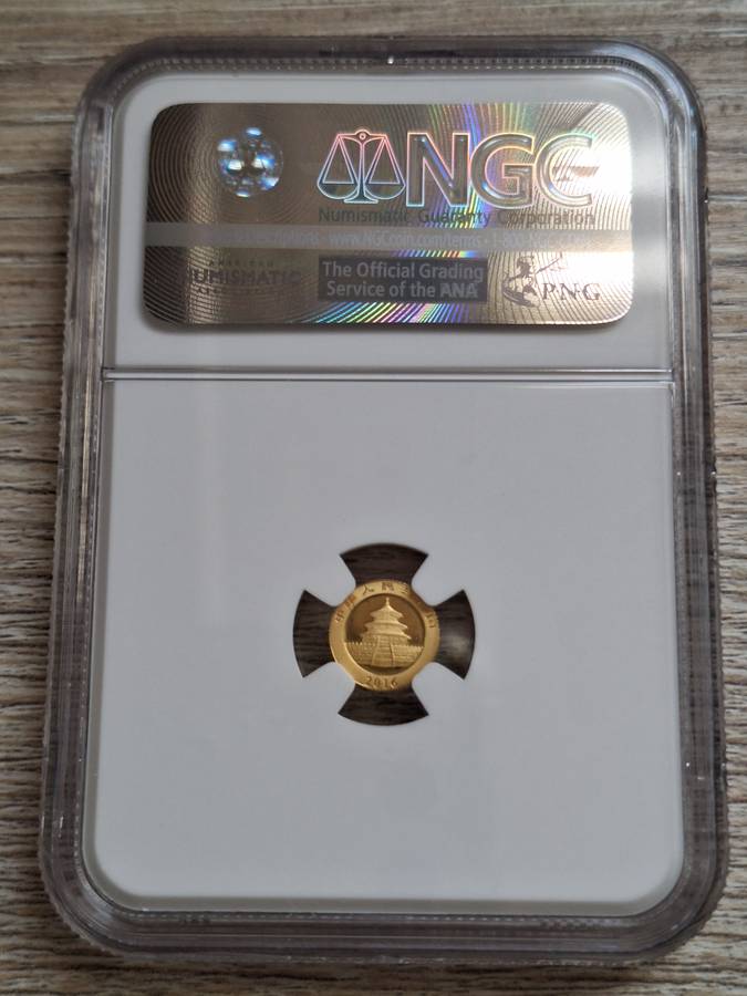2016 GOLD CHINA 10Y