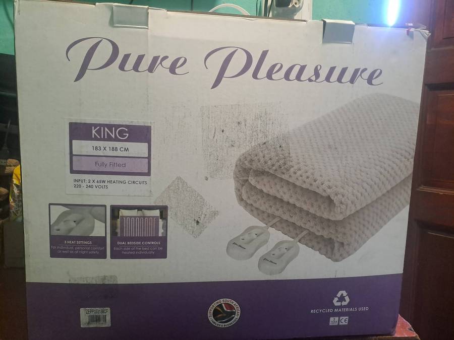 Pure Pleasure King Fullfit Coral Fleece Electric Blanket