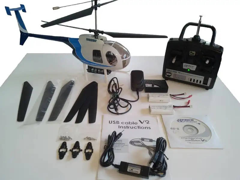 Art-Tech MD500 RC Helicopter | FM Transmitter | Batteries | Blades & Spares