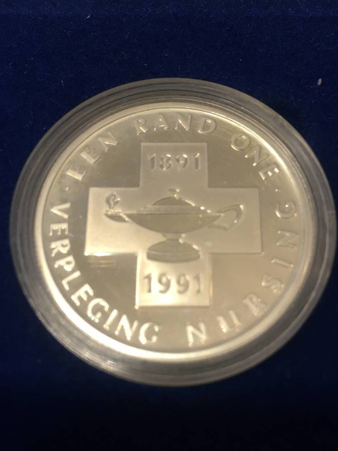 1991 Proof Nursing *** Silver R1 in box *** Mintage 8 675 *** Great price *** 5 available