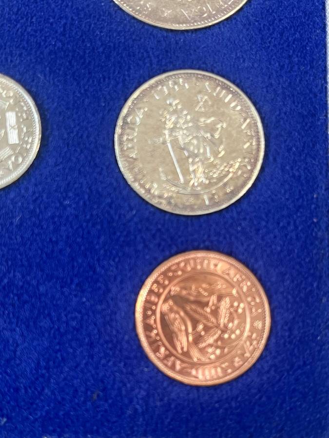 1955 short Proof set *** mintage of 2850 *** superb 1S and 1/4 Penny *** high grades