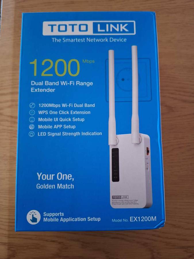 TotoLink EX1200M-2.4GHz/5GHz Wi-Fi Range Extender