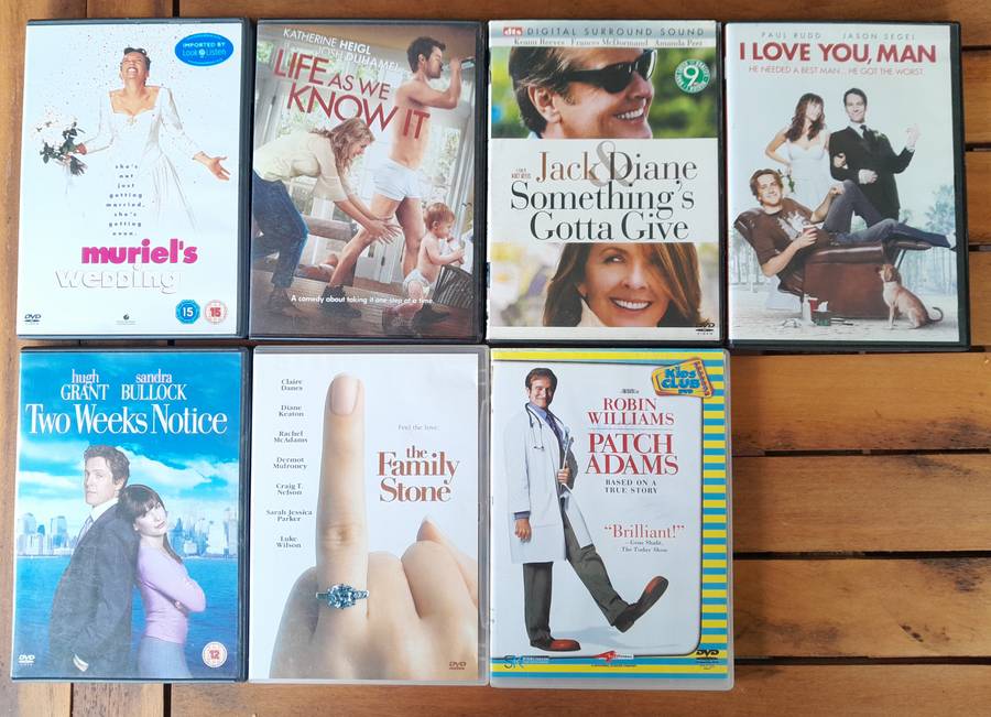 15 pack Romance/Comedy DVD. R35 shipping for orders over R100