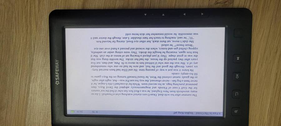 Safeway Reading Tablet E-Book Reader