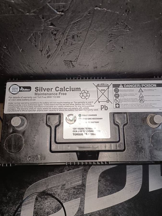 12v Silver Calcium battery
