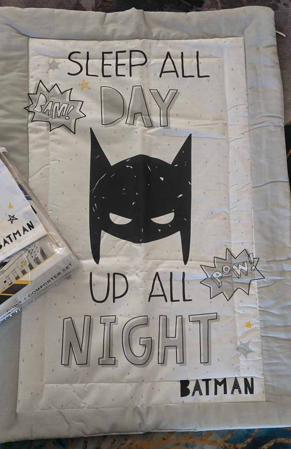 Baby Batman Camp Cot Comforter