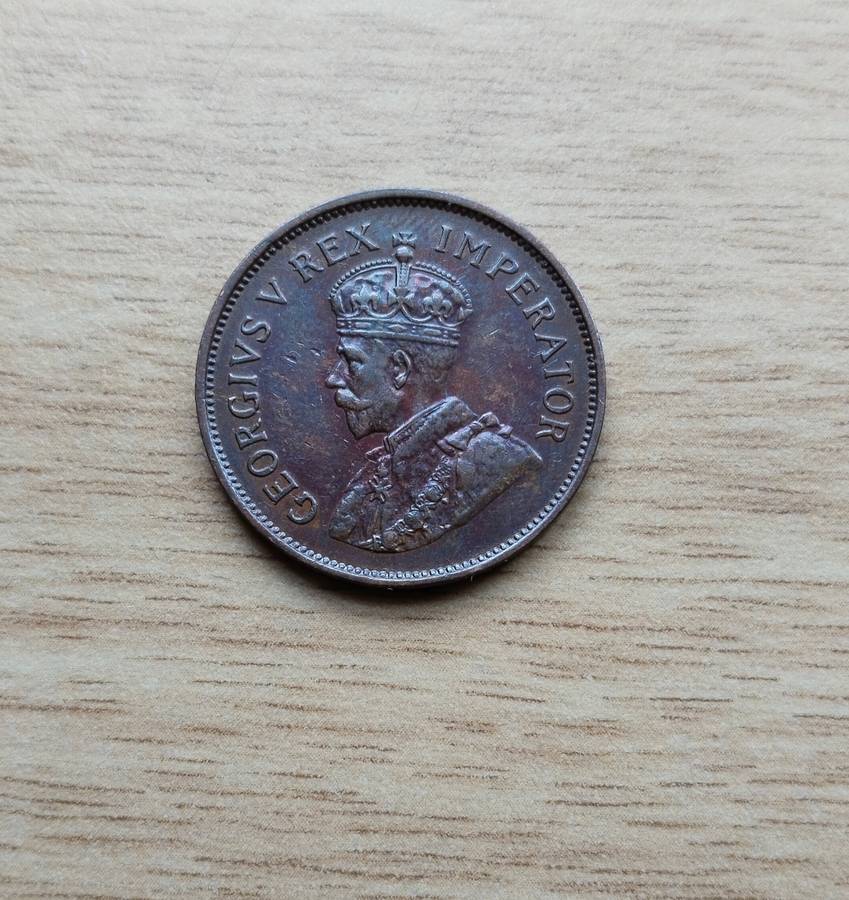 South Africa 1936 Half Penny.