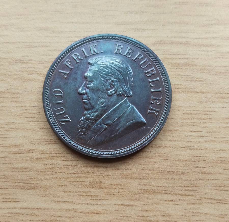 ZAR Paul Kruger 1898 Penny.