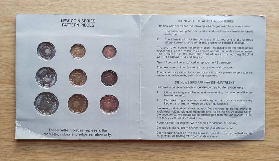South Africa new coin series proof set.