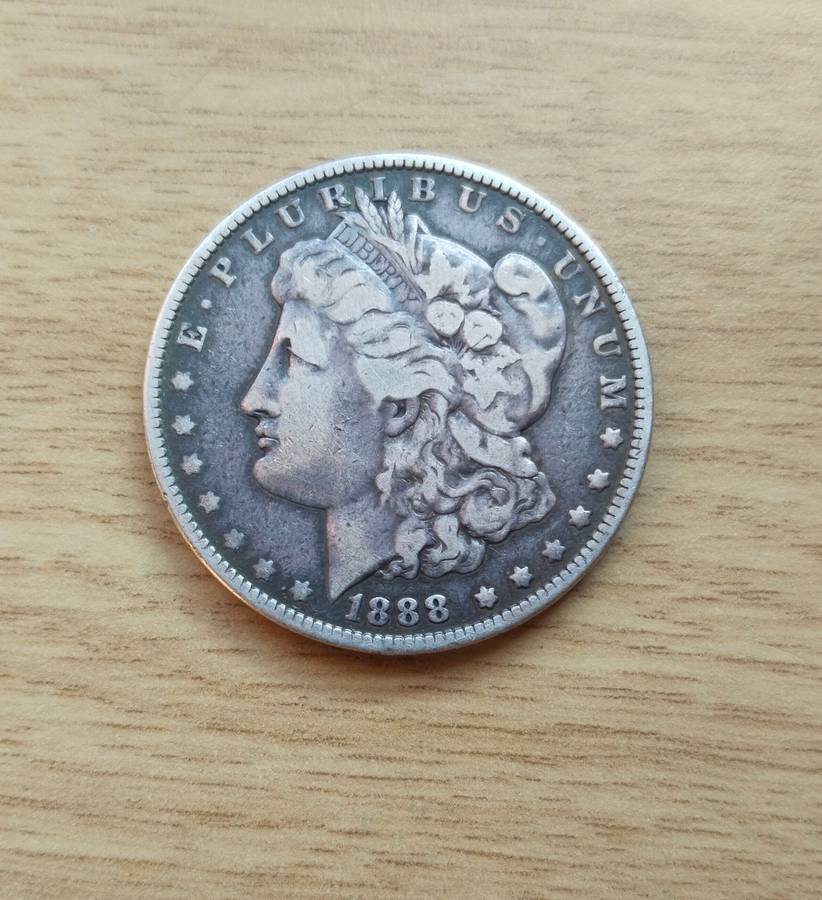 America 1888 Silver Dollar.